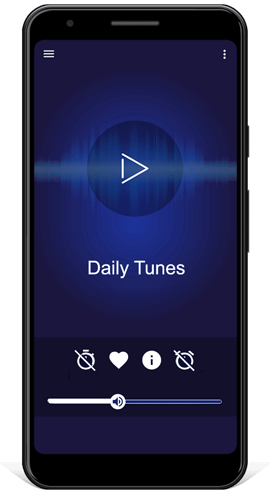 Easy and simple online radio player Simple and compact looking app for Android